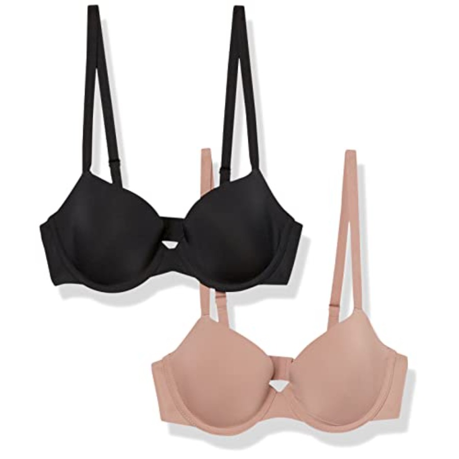 Underwire Bra Padded - Women's Padded Underwire Demi Bra, Ultra-Soft