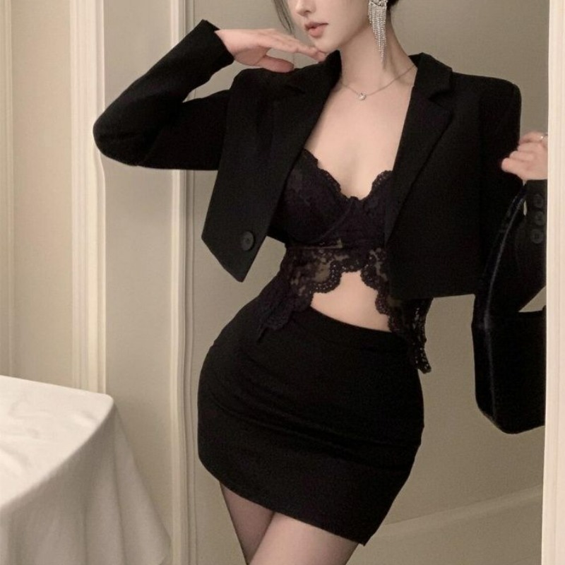 Black Spring Blazer Lace Brale – Lace Bralette Set Bewertung und Preis