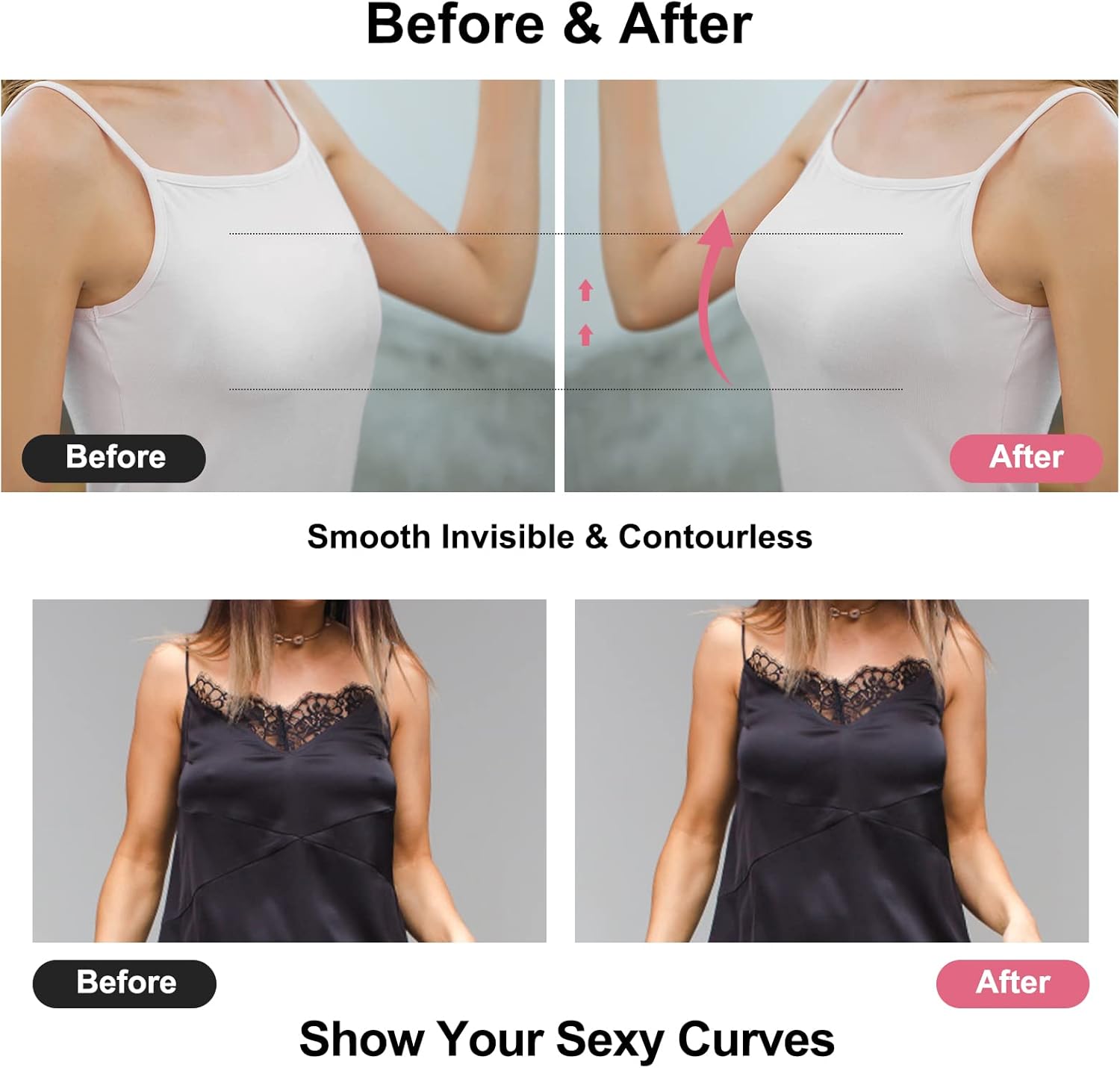 Sticky Bra Push Up Adhesive Br – Push Up Bra Silicone Bewertung und Preis