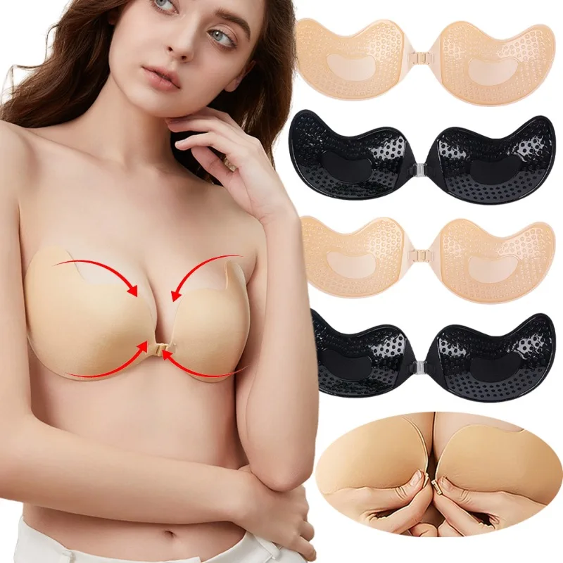 1/2Pc Invisible Push Up Bra Su – Push Up Bra Silicone Bewertung und Preis