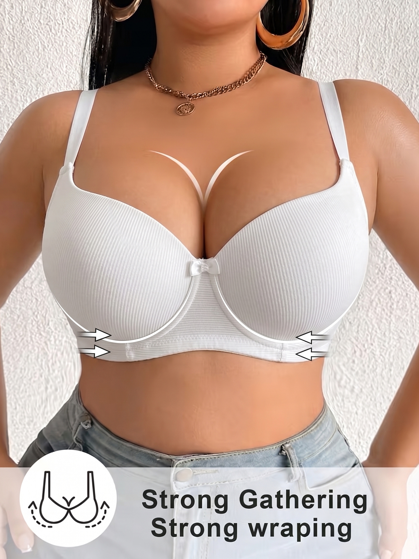 Plus Size Anti-Sagging Women B – Plunge Bra Push Up Bewertung und Preis