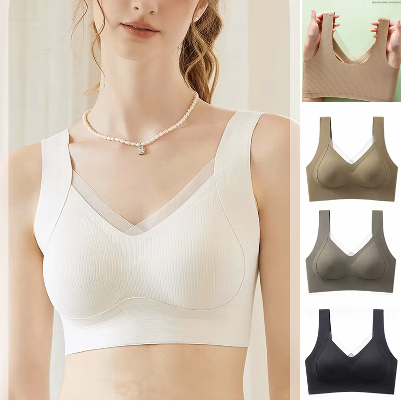 1pcs Women's Bra Breathable Ga – Wirefree Bra Comfort Bewertung und Preis