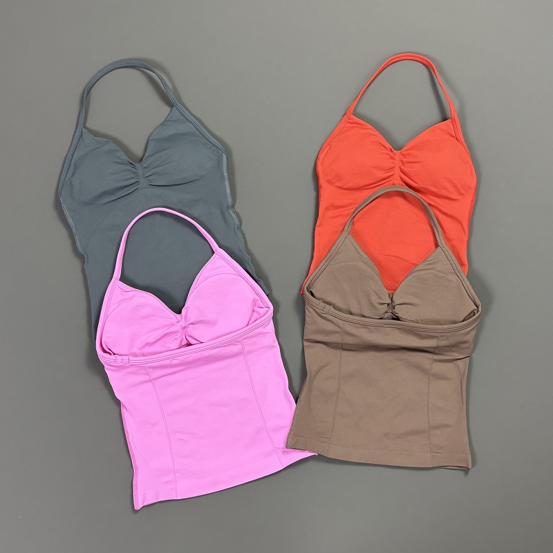 Sports Tank Top Women Halter V – T Shirt Bra Seamless Bewertung und Preis