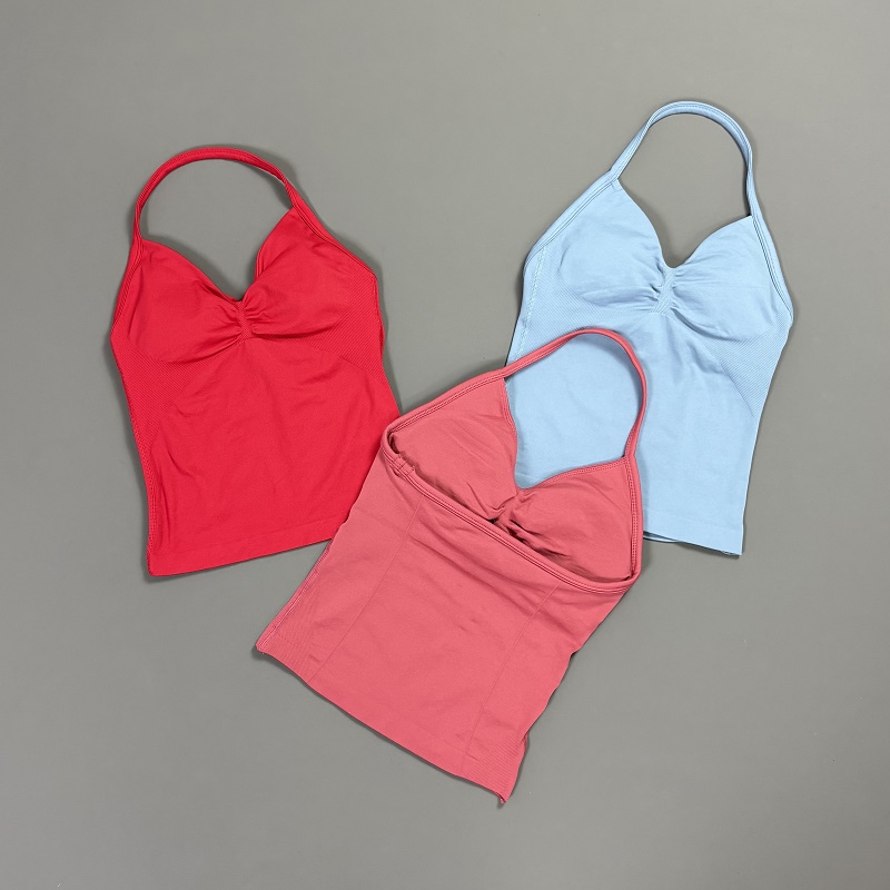 Sports Tank Top Women Halter V – T Shirt Bra Seamless Bewertung und Preis