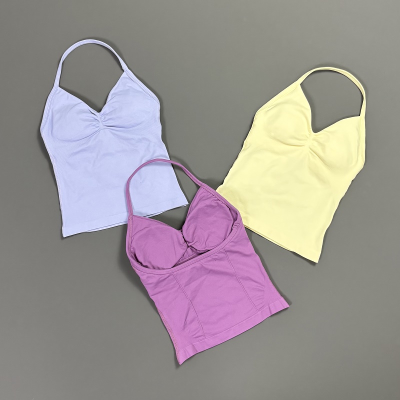Sports Tank Top Women Halter V – T Shirt Bra Seamless Bewertung und Preis