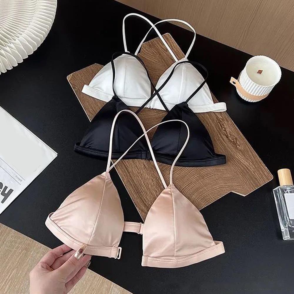 Sexy Satin Front Closure Bras  – Underwire Bra Padded Bewertung und Preis