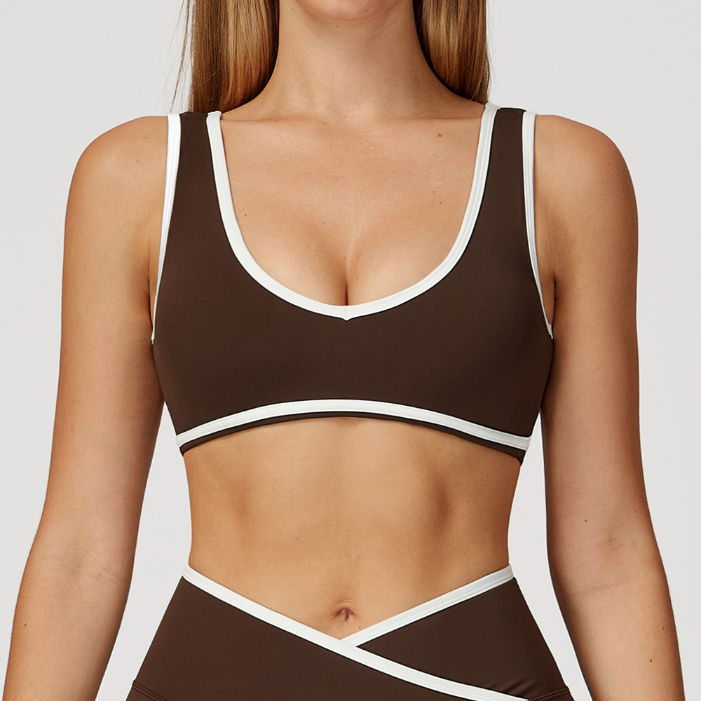 V-Neck Sports Bra Women Top Pu – Plunge Bra Push Up Bewertung und Preis