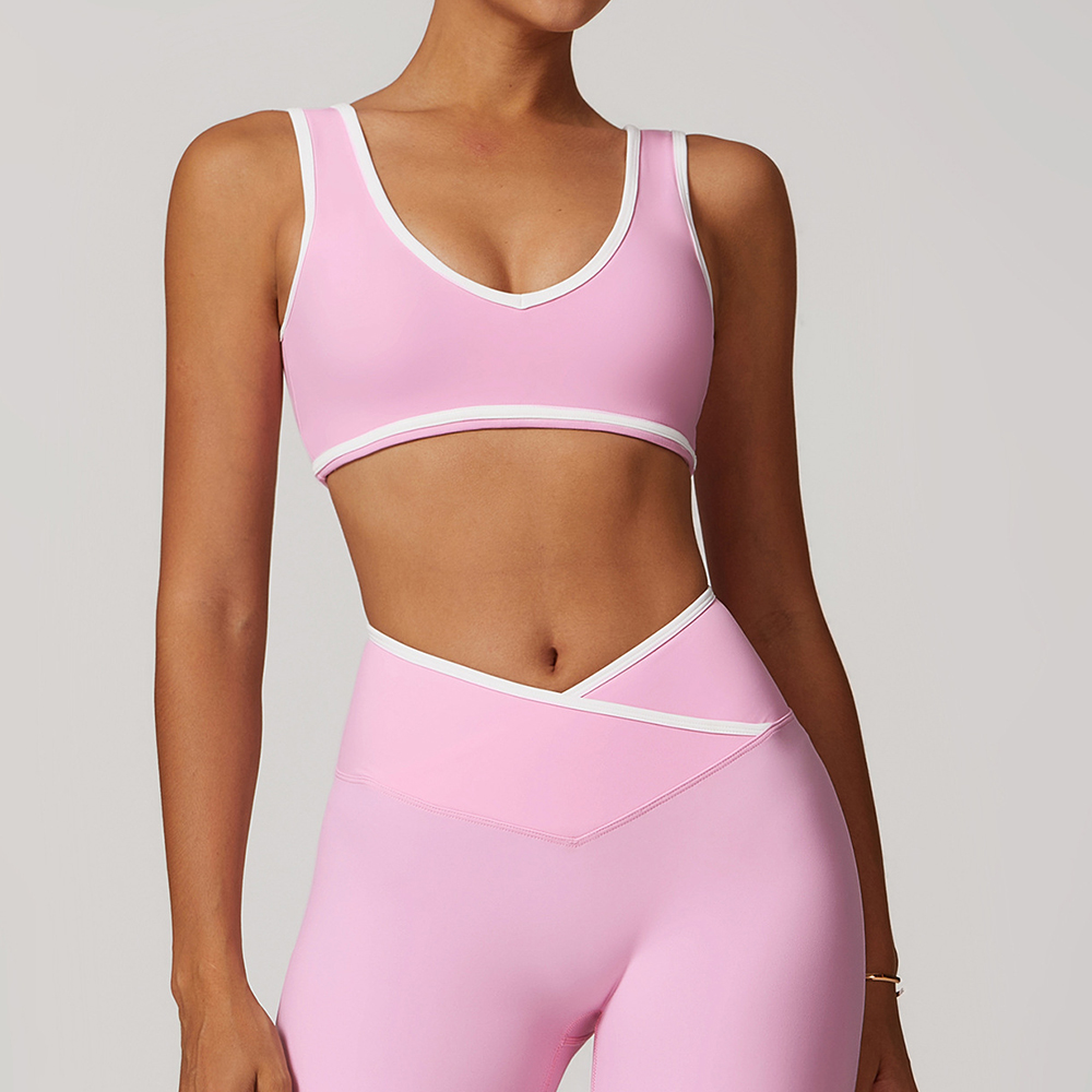 V-Neck Sports Bra Women Top Pu – Plunge Bra Push Up Bewertung und Preis