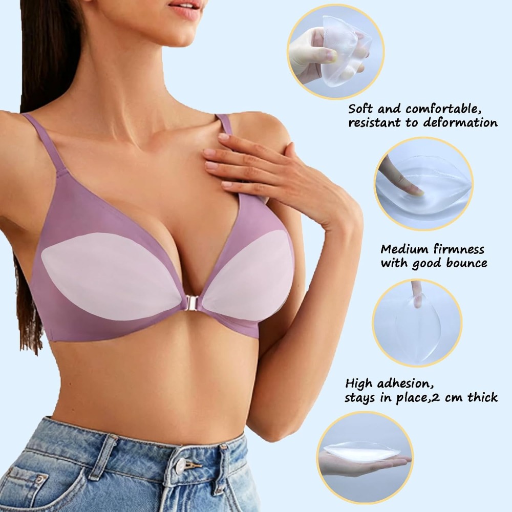 Adhesive Silicone Bra Inserts  – Push Up Bra Silicone Bewertung und Preis