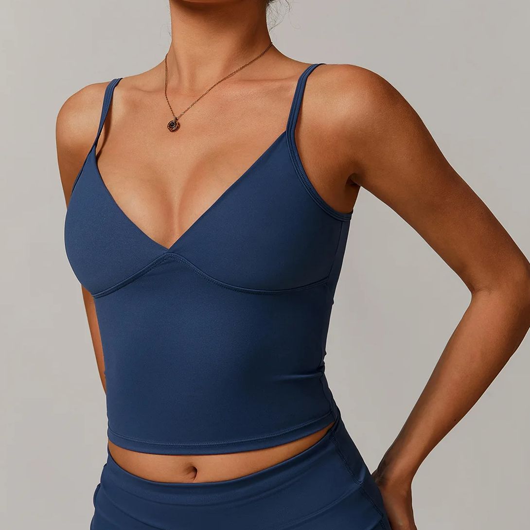 Breathable Sports Bra Fitness  – Plunge Bra Push Up Bewertung und Preis