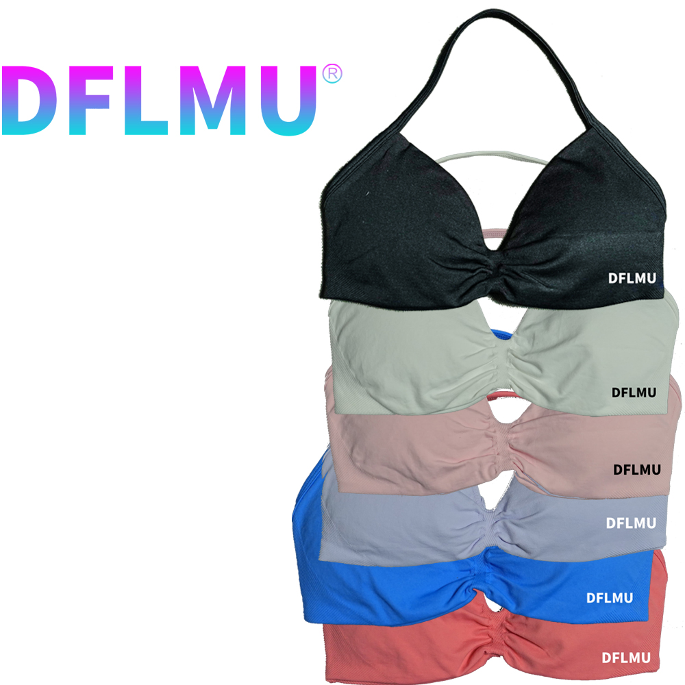 DFLMU Women Halter Sports Bra  – Plunge Bra Push Up Bewertung und Preis