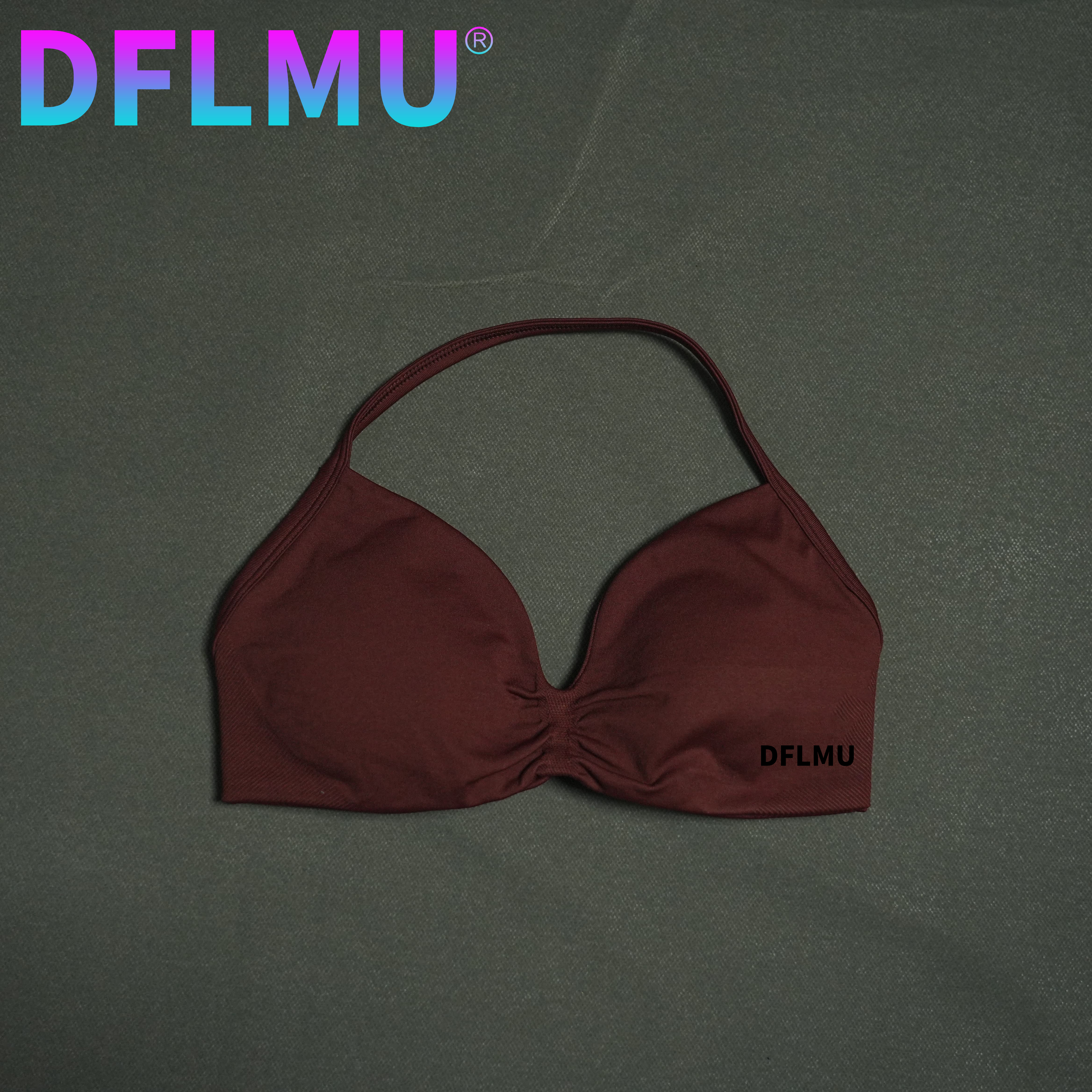 DFLMU Women Halter Sports Bra  – Plunge Bra Push Up Bewertung und Preis