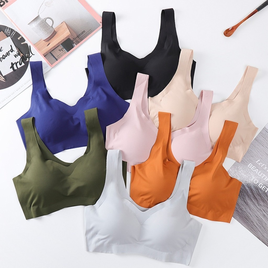 3PCS Sexy Sports Bra Seamless  – Cotton Bra Everyday Bewertung und Preis