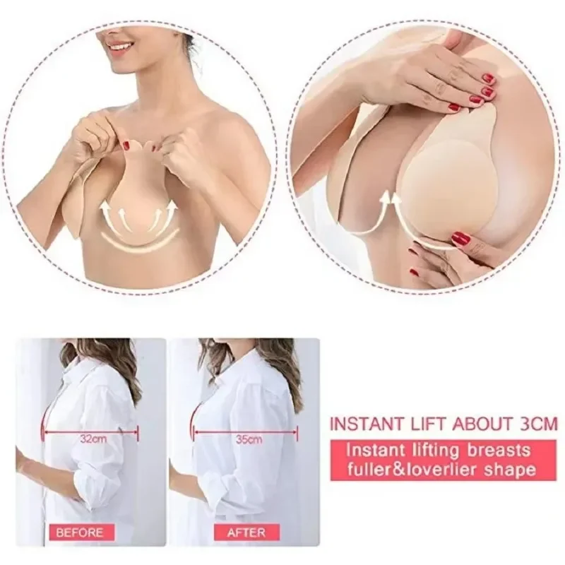 1Pair Self Adhesive Silicone S – Strapless Bra Adhesive Bewertung und Preis