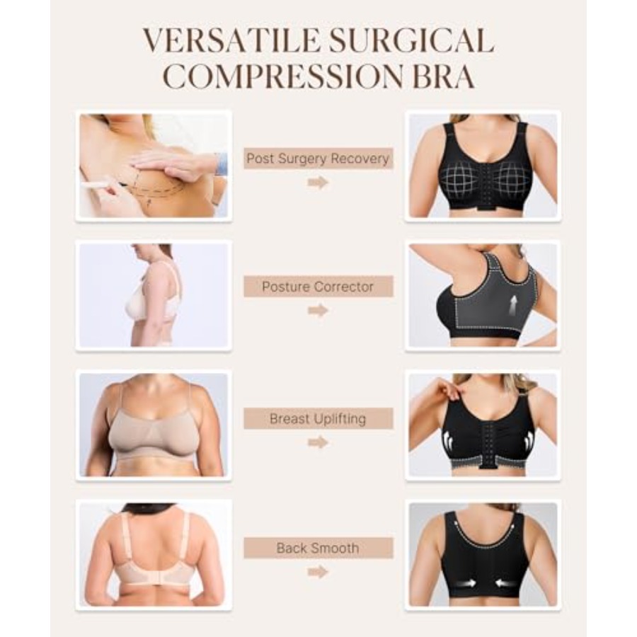 BRABIC Post Surgery Front Clos – Full Coverage Bra Bewertung und Preis