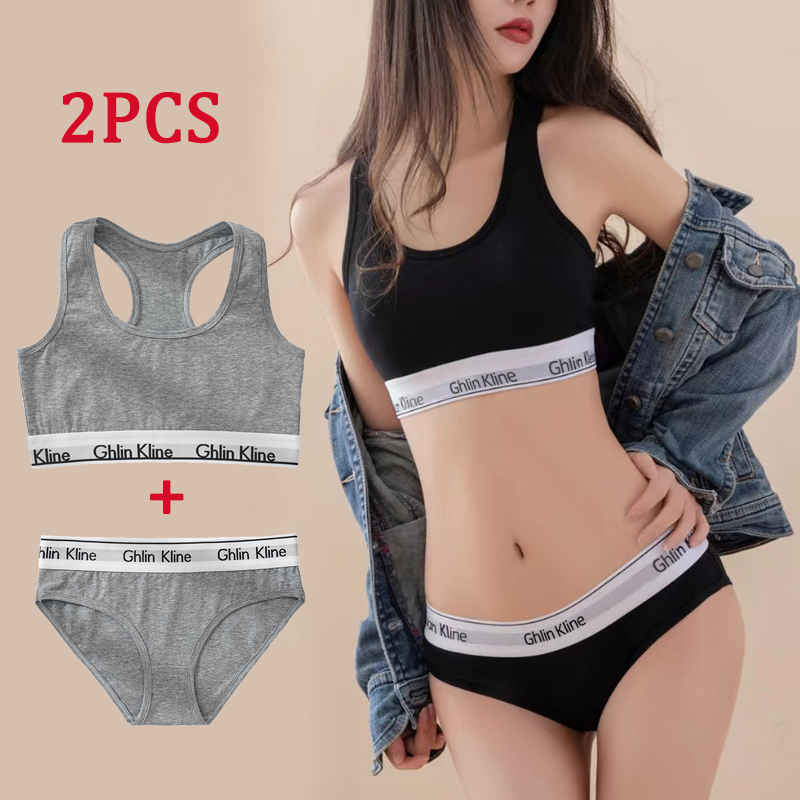 2PCS Ghlin Kline Underwear wit – Cotton Bra Everyday Bewertung und Preis