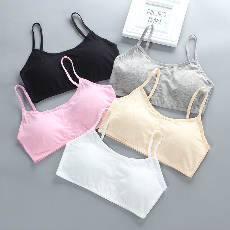 5pcs Teenage Girls Cotton Trai – Cotton Bra Everyday Bewertung und Preis