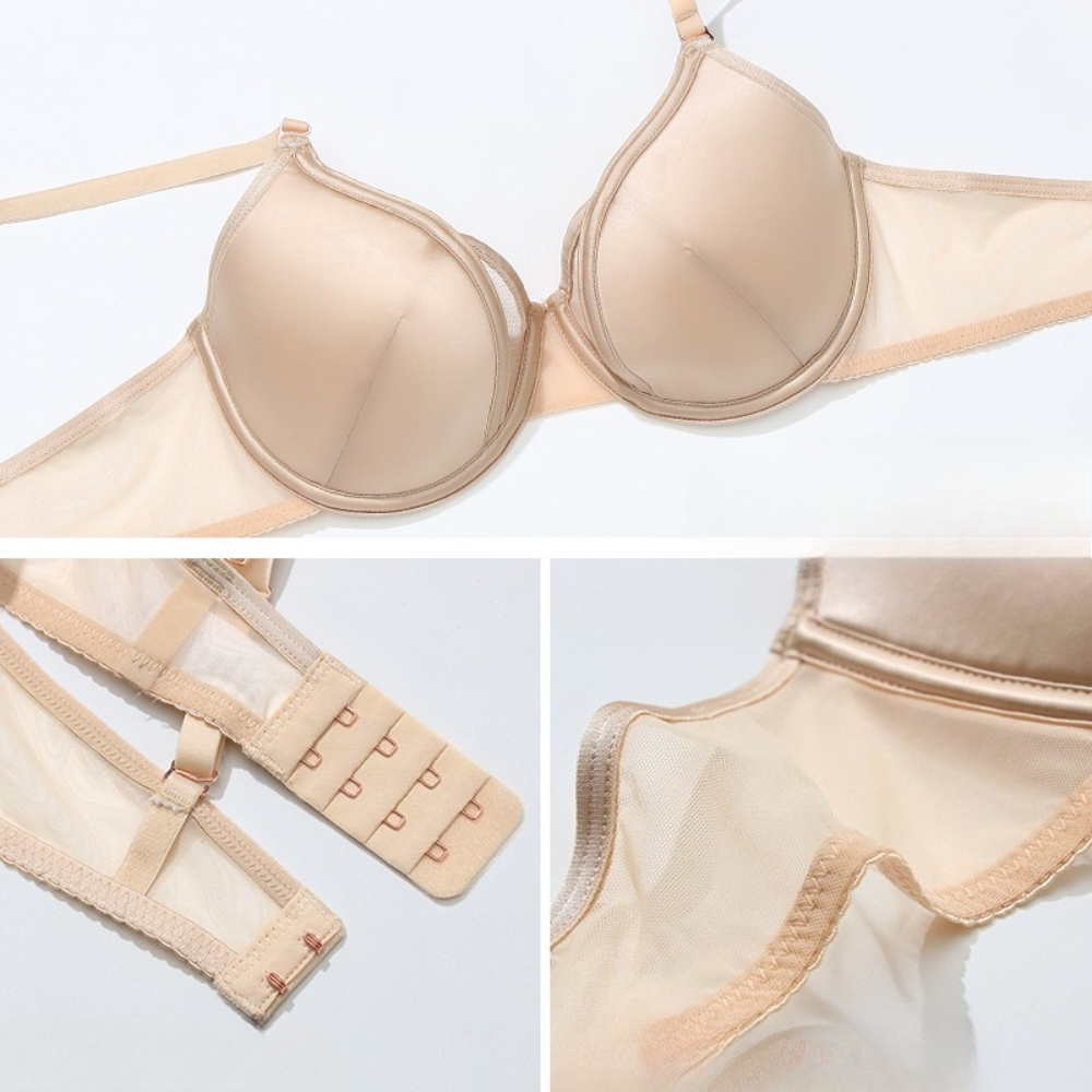 Front Closure Satin 3D Cup Bra – Convertible Bra Multiway Bewertung und Preis