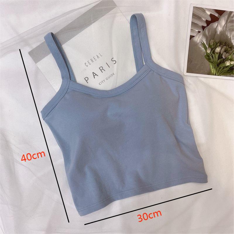 Crop Top Women Sexy Sleeveless – T Shirt Bra Seamless Bewertung und Preis