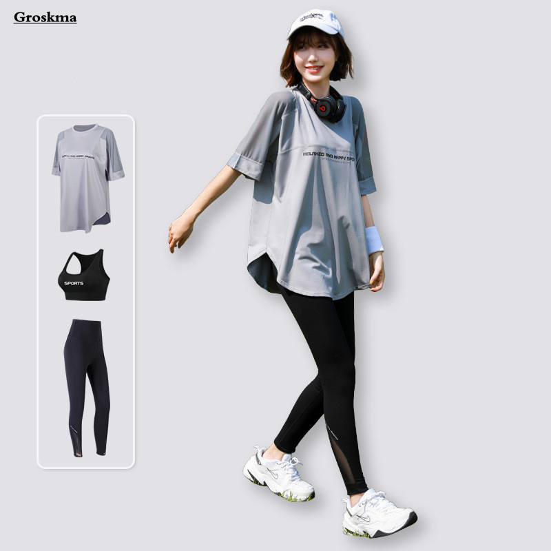 Mesh Loose T Shirt+Bra+Legging – T Shirt Bra Seamless Bewertung und Preis