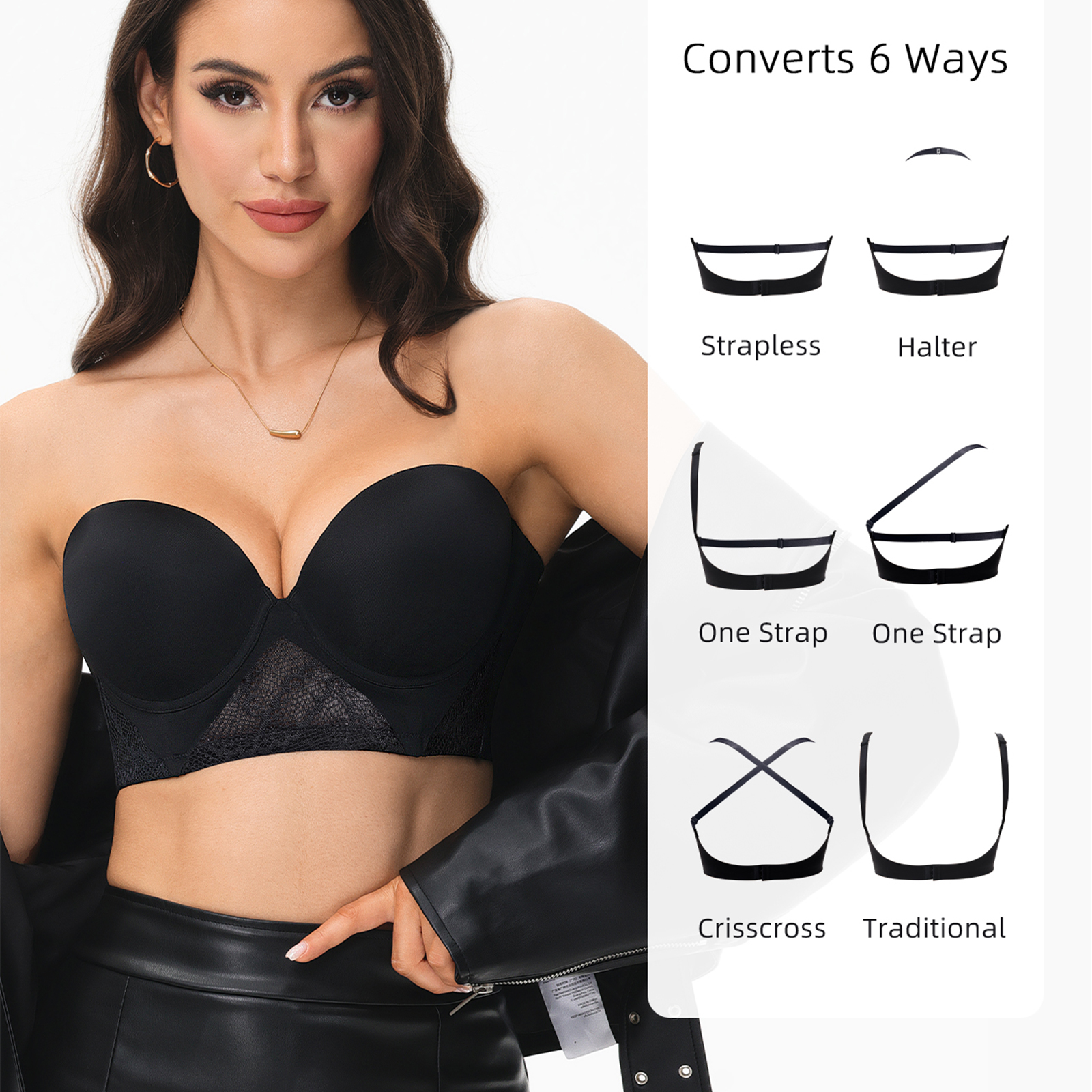 New Women Bras Everyday Sexy T – Convertible Bra Multiway Bewertung und Preis