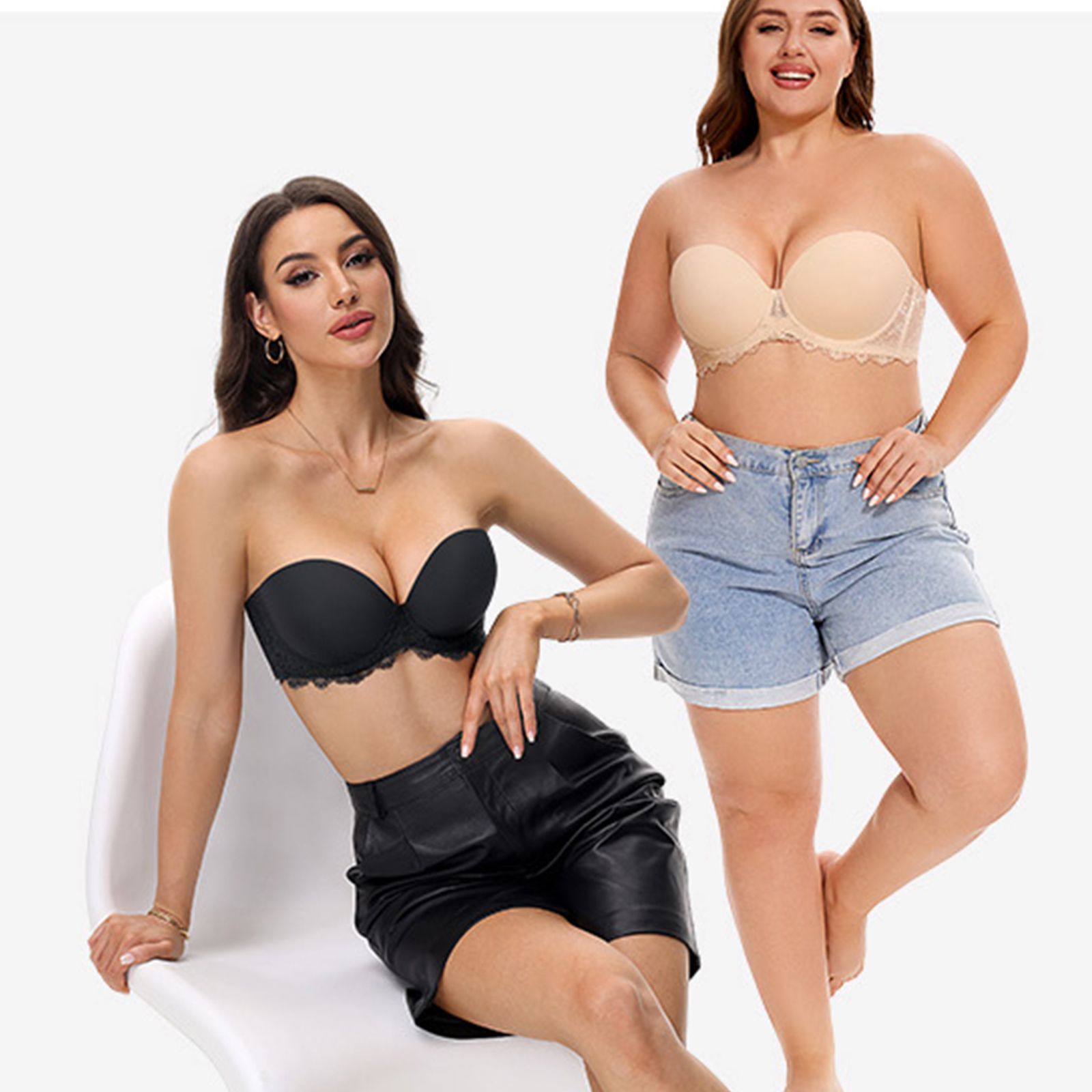 New Plus Size Sexy Strapless P – Convertible Bra Multiway Bewertung und Preis