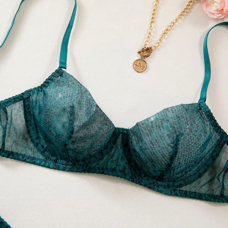 2pcs/Set Woman Lingerie Gather – Sheer Mesh Bra Bewertung und Preis