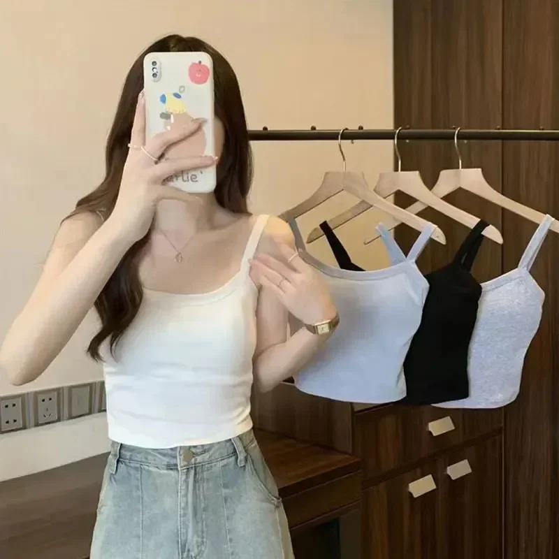 Sexy Sleeveless Crop Top for W – T Shirt Bra Seamless Bewertung und Preis