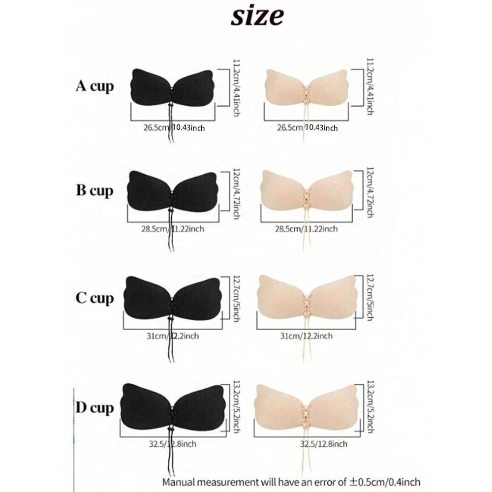 1/2pcs Wing-Shaped Adhesive Br – Push Up Bra Silicone Bewertung und Preis