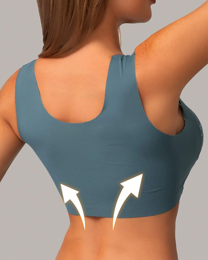4Pcs Plus Size Women Seamless  – Plunge Bra Push Up Bewertung und Preis