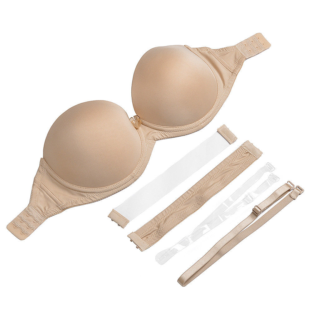 Nude Black White Invisible Cle – Convertible Bra Multiway Bewertung und Preis