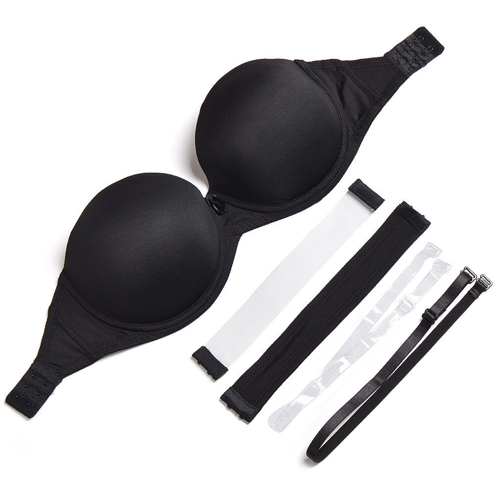 Nude Black White Invisible Cle – Convertible Bra Multiway Bewertung und Preis