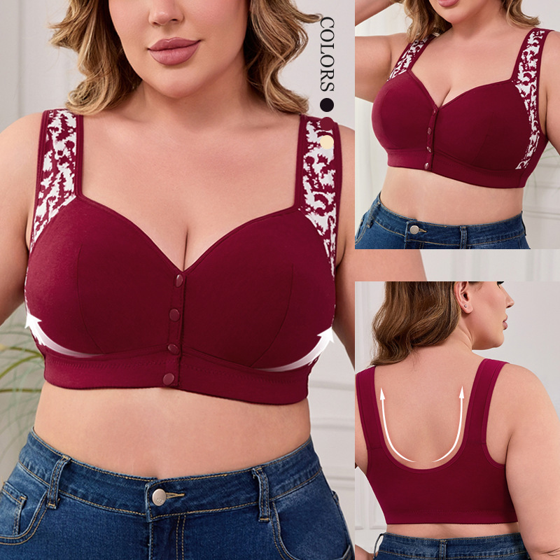 XL-7XL Plus Size Front Buckle  – Wirefree Bra Comfort Bewertung und Preis